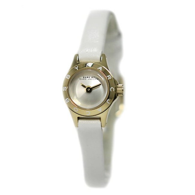 Marc Jacobs Blade White Dial White Leather Strap Watch for Women - MBM1344 Buy Now By Marc Jacobs