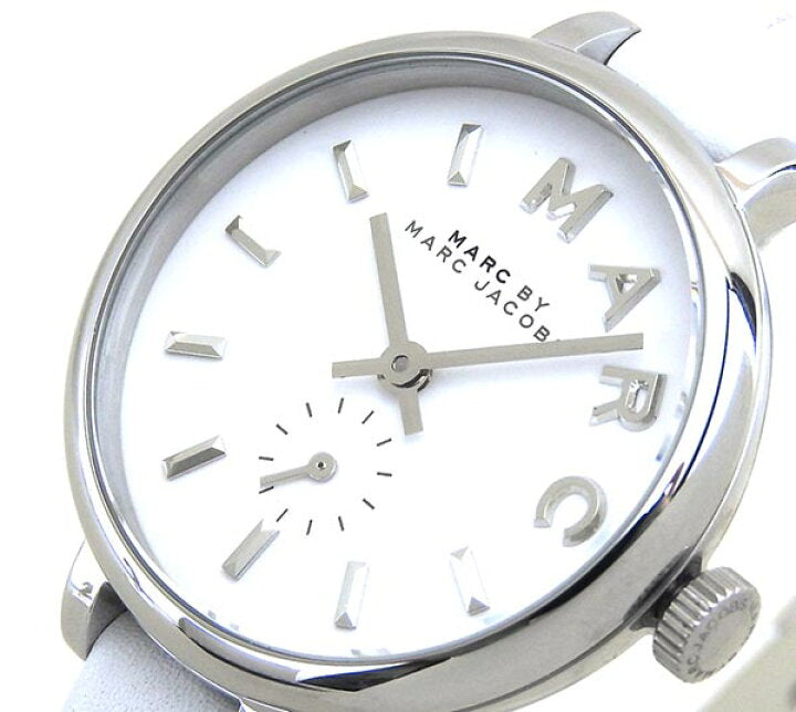 Marc Jacobs Sally White Dial White Leather Strap Watch for Women - MBM1350 Buy Now By Marc Jacobs
