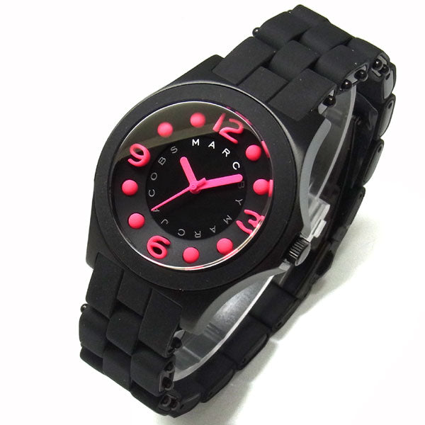 Marc Jacobs Pelly Black Dial Black Silicone Strap Watch for Women - MBM2543 Buy Now By Marc Jacobs