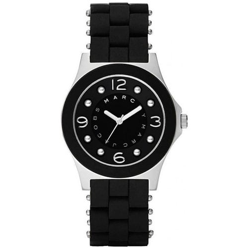 Marc Jacobs Pelly Black Dial Black Silicone Strap Watch for Women - MBM2541 Buy Now By Marc Jacobs