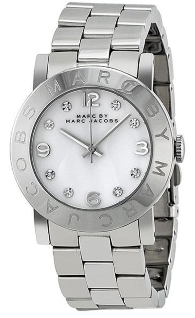 Marc Jacobs Amy White Dial Silver Steel Strap Watch for Women - MBM3054 Buy Now By Marc Jacobs