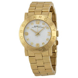 Marc Jacobs Amy White Dial Gold Steel Strap Watch for Women - MBM3056 Buy Now By Marc Jacobs