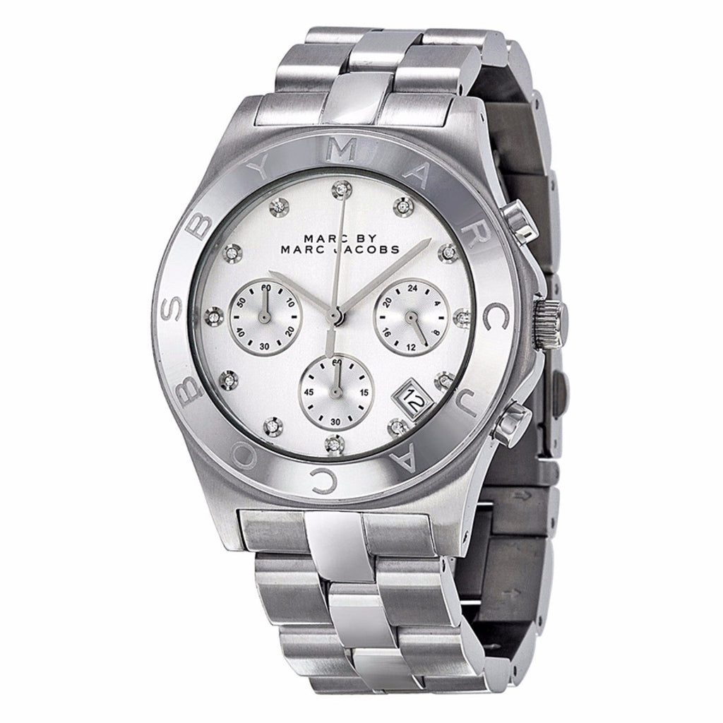 Marc Jacobs Blade White Dial SIlver Steel Strap Watch for Women - MBM3100 Buy Now By Marc Jacobs