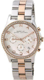 Marc Jacobs Henry Chronograph Silver Dial Two Tone Steel Strap Watch for Women - MBM3106 Buy Now By Marc Jacobs