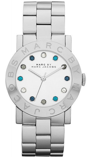 Marc Jacobs Amy White Dial Silver Steel Strap Watch for Women - MBM3140 Buy Now By Marc Jacobs