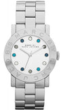 Marc Jacobs Amy White Dial Silver Steel Strap Watch for Women - MBM3140