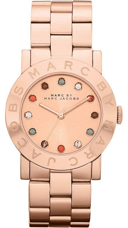Marc Jacobs Blade Rose Gold Dial Rose Gold Steel Strap Watch for Women - MBM3142 Buy Now By Marc Jacobs
