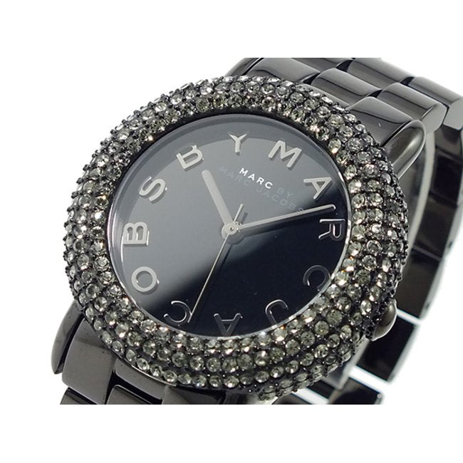 Marc Jacobs Marci Black Dial Black Steel Dial Strap Watch for Women - MBM3193 Buy Now By Marc Jacobs