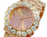 Marc Jacobs Amy Rose Gold Dial Rose Gold Steel Strap Watch for Women - MBM3223 Buy Now By Marc Jacobs