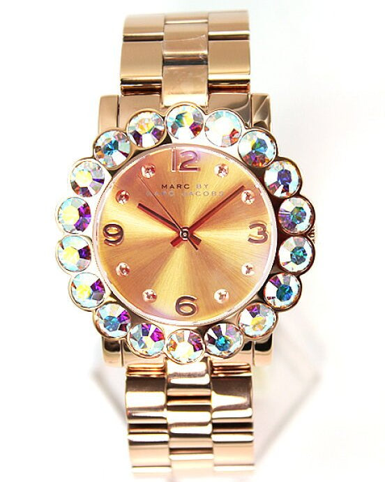 Marc Jacobs Amy Rose Gold Dial Rose Gold Steel Strap Watch for Women - MBM3223 Buy Now By Marc Jacobs