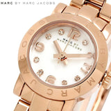 Marc Jacobs Amy White Dial Rose Gold Steel Strap Watch for Women - MBM3227 Buy Now By Marc Jacobs