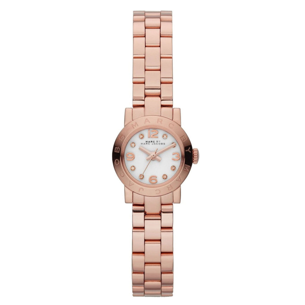 Marc Jacobs Amy White Dial Rose Gold Steel Strap Watch for Women - MBM3227 Buy Now By Marc Jacobs