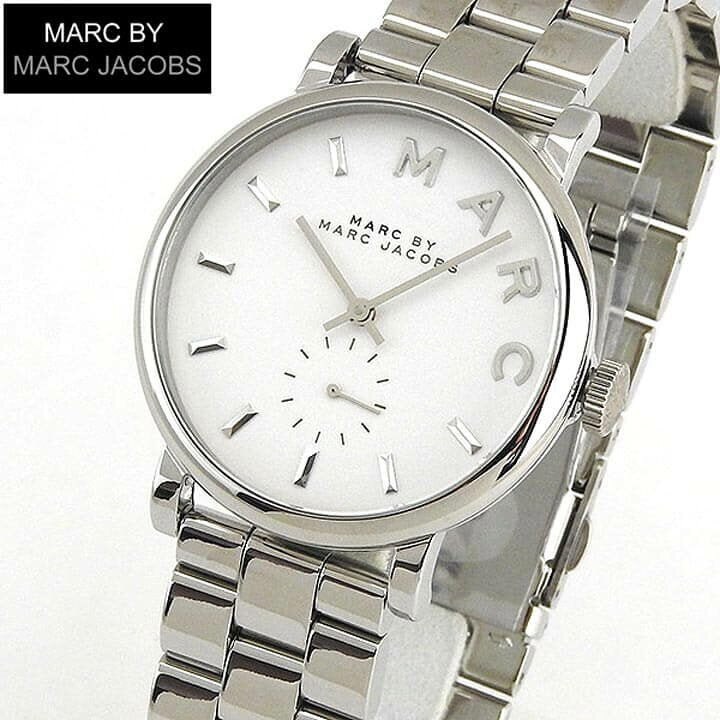 Marc Jacobs Baker White Dial Silver Steel Strap Watch for Women - MBM3242 Buy Now By Marc Jacobs