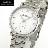 Marc Jacobs Baker White Dial Silver Steel Strap Watch for Women - MBM3242 Buy Now By Marc Jacobs