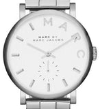 Marc Jacobs Baker White Dial Silver Steel Strap Watch for Women - MBM3242 Buy Now By Marc Jacobs