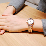 Marc Jacobs Baker White Dial Rose Gold Steel Strap Watch for Women - MBM3248 Buy Now By Marc Jacobs