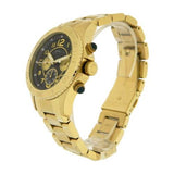Marc Jacobs Rock Chronograph Green Dial Gold Steel Strap Watch for Women - MBM3252 Buy Now By Marc Jacobs
