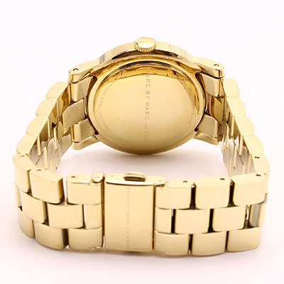 Marc Jacobs Amy Blue Dial Gold Steel Strap Watch for Women - MBM3301 Buy Now By Marc Jacobs