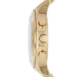 Marc Jacobs Blade Chronograph Black Dial Gold Steel Strap Watch for Women - MBM3309 Buy Now By Marc Jacobs