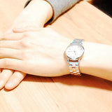 Marc Jacobs Baker White Dial Two Tone Steel Strap Watch for Women - MBM3331 Buy Now By Marc Jacobs