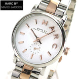 Marc Jacobs Baker White Dial Two Tone Steel Strap Watch for Women - MBM3331 Buy Now By Marc Jacobs
