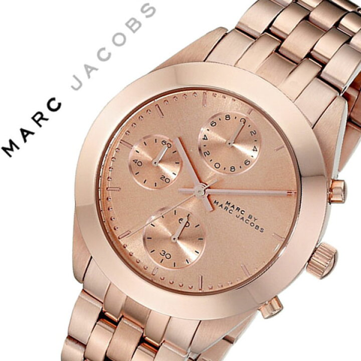 Marc Jacobs Peeker Chronograph Rose Gold Dial Rose Gold Steel Strap Watch for Women - MBM3394 Buy Now By Marc Jacobs