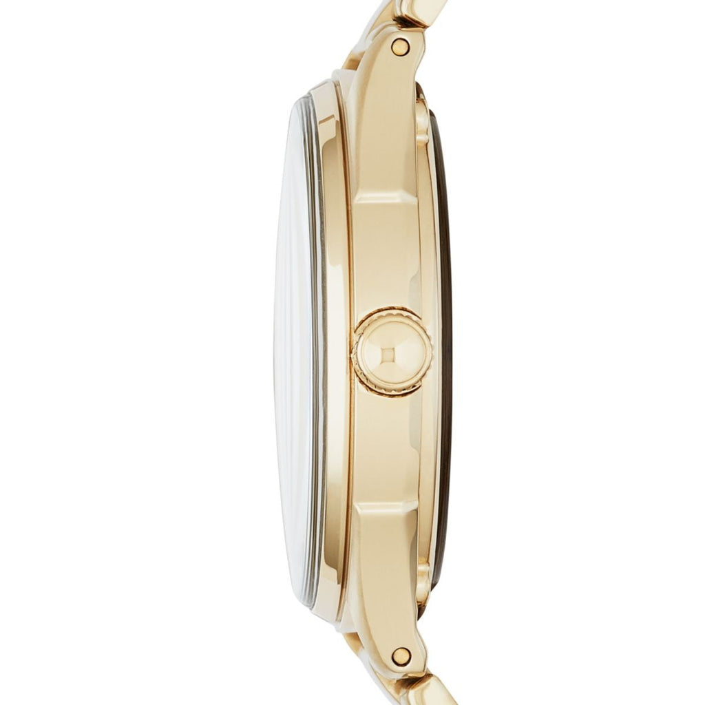 Marc Jacobs Marc Tether Transparent Gold Dial Gold Steel Strap Watch for Women - MBM3413 Buy Now By Marc Jacobs