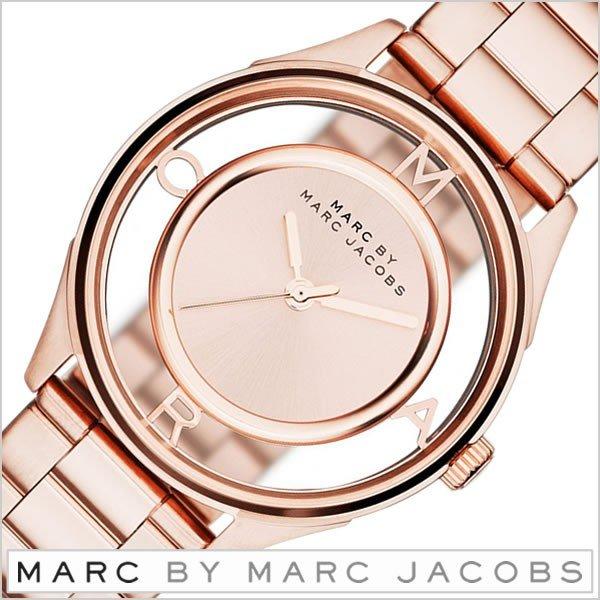 Marc Jacobs Tether Transparent Rose Gold Dial Rose Gold Steel Strap Watch for Women - MBM3414 Buy Now By Marc Jacobs