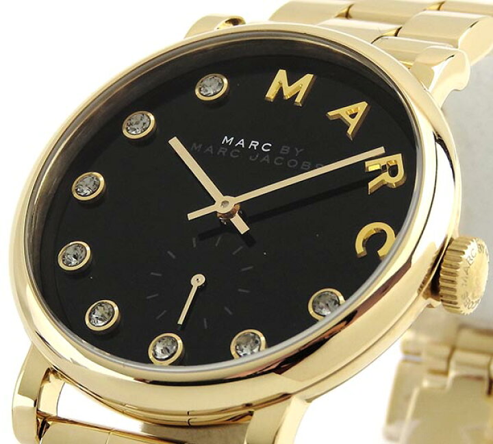 Marc Jacobs Baker Dexter Black Dial Gold Steel Strap Watch for Women - MBM3421 Buy Now By Marc Jacobs