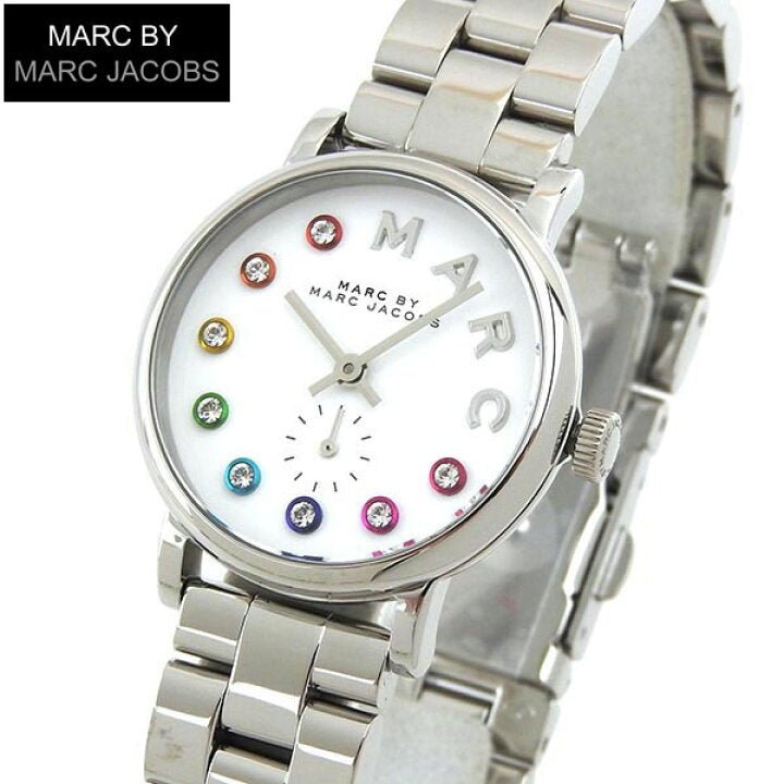 Marc Jacobs Baker Dexter White Dial Silver Steel Strap Watch for Women - MBM3423 Buy Now By Marc Jacobs