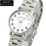 Marc Jacobs Baker Dexter White Dial Silver Steel Strap Watch for Women - MBM3423 Buy Now By Marc Jacobs
