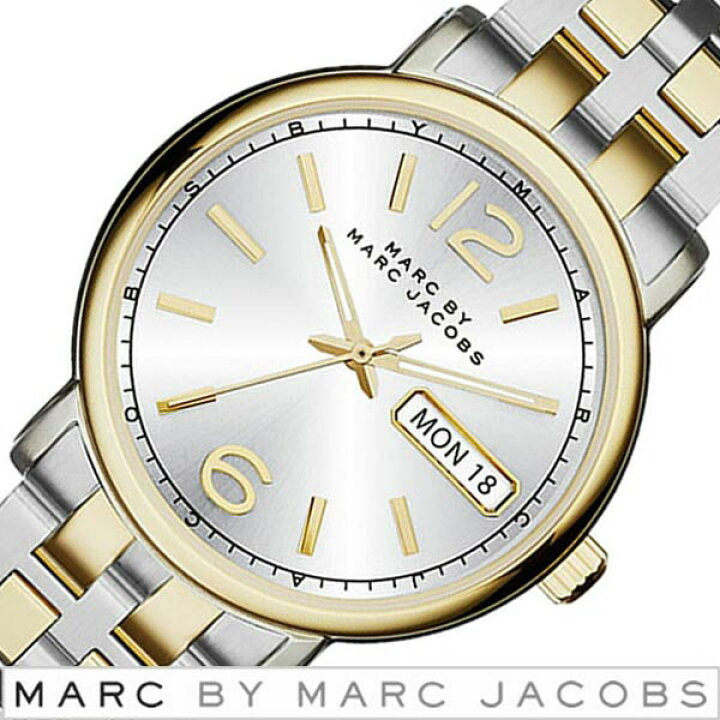 Marc Jacobs Fergus Silver Dial Two Tone Steel Strap Watch for Women - MBM3426 Buy Now By Marc Jacobs