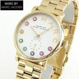 Marc Jacobs Baker White Dial Gold Steel Strap Watch for Women - MBM3440 Buy Now By Marc Jacobs