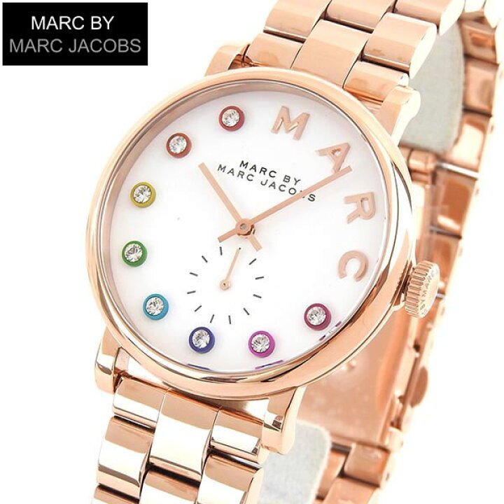 Marc Jacobs Baker White Dial Rose Gold Steel Strap Watch for Women - MBM3441 Buy Now By Marc Jacobs