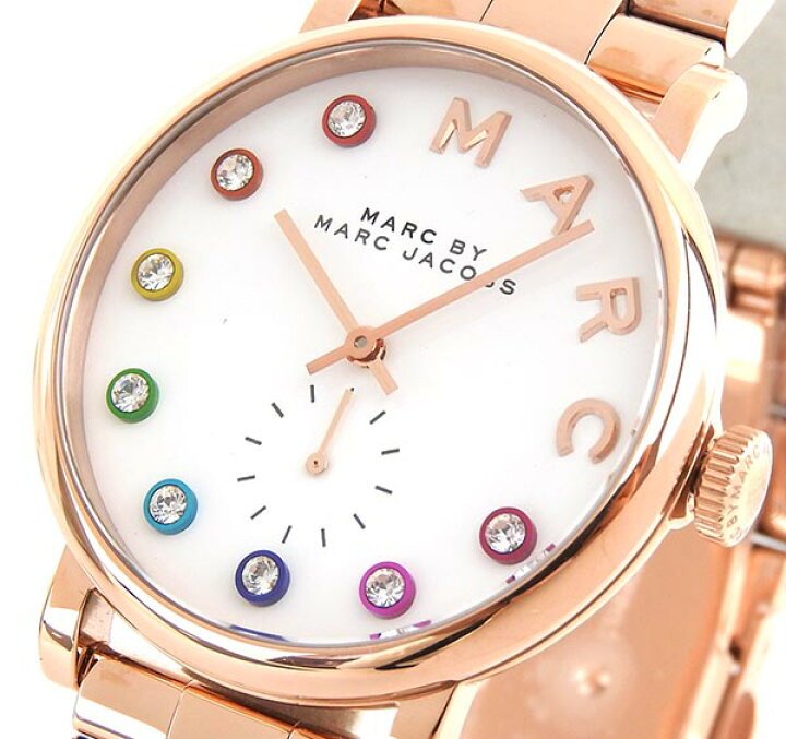 Marc Jacobs Baker White Dial Rose Gold Steel Strap Watch for Women - MBM3441 Buy Now By Marc Jacobs