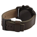 Marc Jacobs Larry Chronograph Black Dial Grey Leather Strap Watch for Men - MBM5034 Buy Now By Marc Jacobs