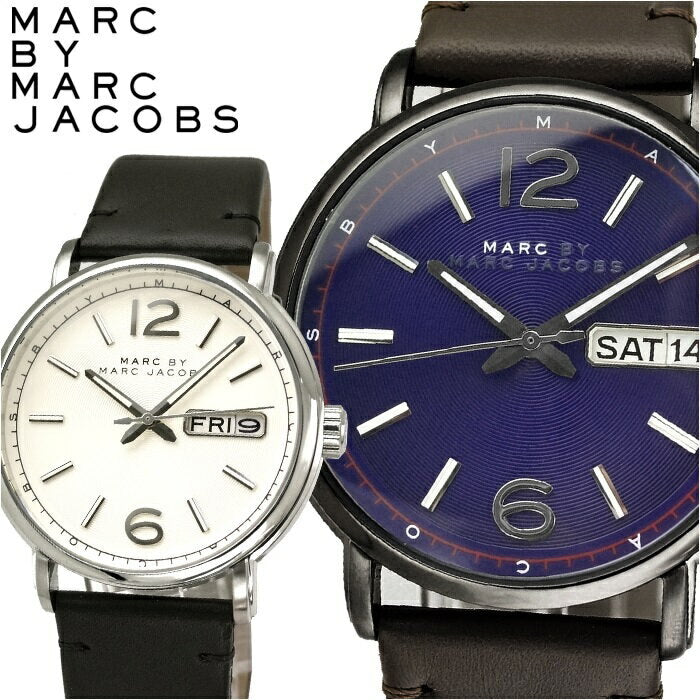 Marc Jacobs Fergus Blue Dial Brown Leather Strap Watch for Men - MBM5078 Buy Now By Marc Jacobs