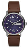 Marc Jacobs Fergus Blue Dial Brown Leather Strap Watch for Men - MBM5078 Buy Now By Marc Jacobs