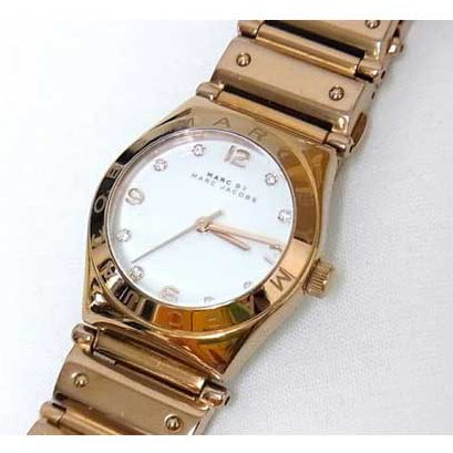 Marc Jacobs Amy White Dial Gold Steel Strap Watch for Women - MBM8519 Buy Now By Marc Jacobs