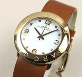 Marc Jacobs Amy White Dial Brown Leather Strap Watch for Women - MBM8574 Buy Now By Marc Jacobs