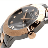 Marc Jacobs Amy Grey Dial Two Tone Steel Strap Watch for Women - MBM8597 Buy Now By Marc Jacobs