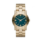 Marc Jacobs Amy Green Dial Gold Steel Strap Watch for Women - MBM8619 Buy Now By Marc Jacobs