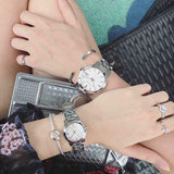 Burberry The City Silver Dial Silver Steel Strap Watch for Women - BU9233 Buy Now By Burberry