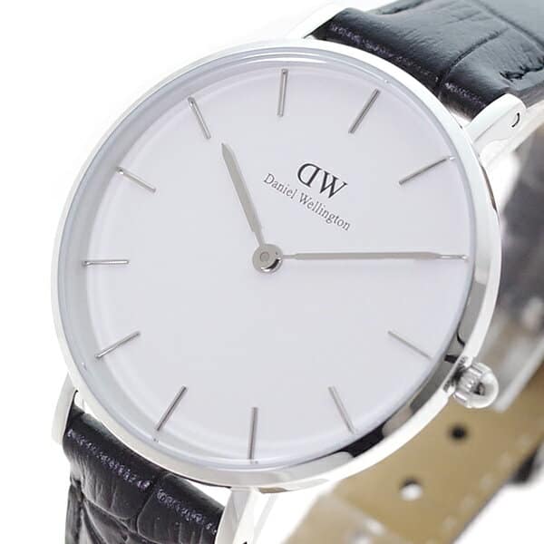 Daniel Wellington Classic Petite Reading White Dial Black Leather Strap Watch For Women - DW00100185 Buy Now By Daniel Wellington