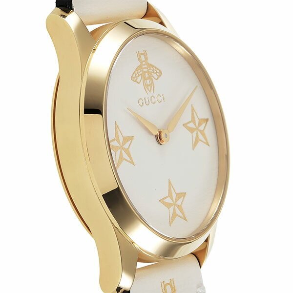 Gucci G Timeless White Dial White Leather Strap Watch For Women - YA1264096 Buy Now By Gucci