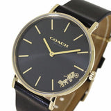 Coach Perry Black Dial Black Leather Strap Watch for Women - 14503333 Buy Now By Coach