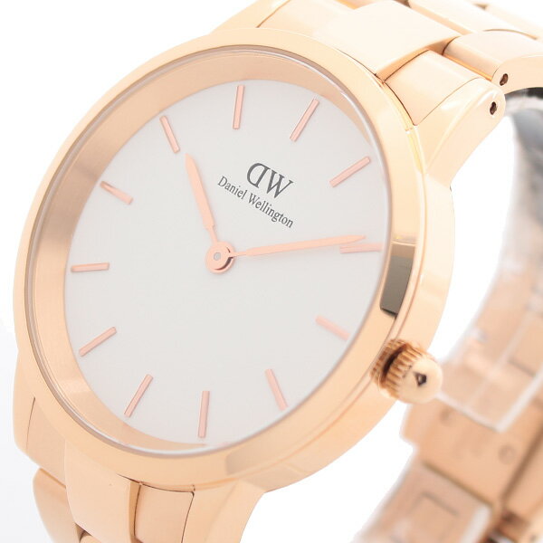 Daniel Wellington Iconic Link White Dial Gold Steel Strap Watch For Men - DW00100343 Buy Now By Daniel Wellington