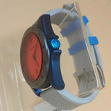 Emporio Armani Sigma Analog Orange Dial Grey Silicone Strap Watch For Men - AR11218 Buy Now By Emporio Armani