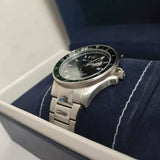 Maserati SFIDA Chronograph Black Dial Silver Steel Strap Watch For Men - R8853140005