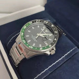 Maserati SFIDA Chronograph Black Dial Silver Steel Strap Watch For Men - R8853140005